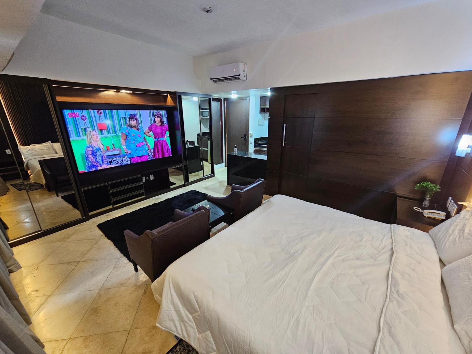 Tropical Executive Flat Vista Incrivel Para A Orla Manaus Exteriör bild
